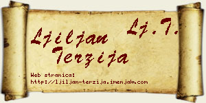 Ljiljan Terzija vizit kartica